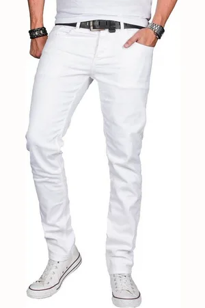 Alessandro Salvarini Straight-Jeans ASMinero Slim Fit Jeans mit 2% Elasthan - Verkäufer: Golden Brands