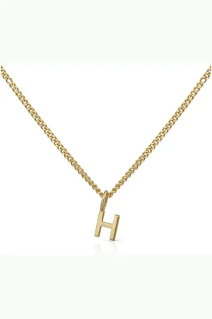 Orolino Kette mit Anhänger Gold 375 mit Anhänger 42/45cm lang Buchstabe H
