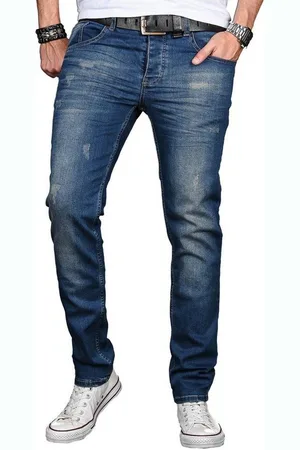 Alessandro Salvarini Straight-Jeans ASLuca Stretch mit Elasthan - Verkäufer: Golden Brands