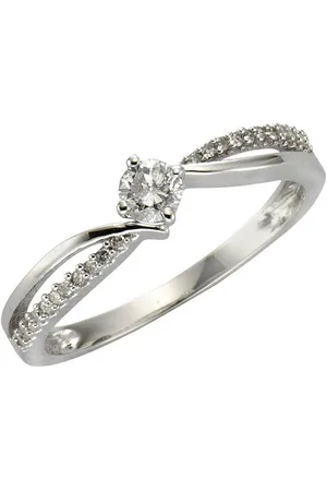 ELLEN K. Fingerring Gold 585 mit 25 Brillanten zus. 0,25ct.