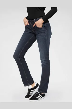 Pepe Jeans Straight-Jeans GEN in schöner Qualtät mit geradem Bein und Doppel-Knopf-Bund