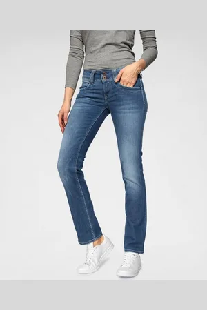 Pepe Jeans Straight-Jeans GEN in schöner Qualtät mit geradem Bein und Doppel-Knopf-Bund