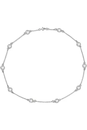 Ailoria Silberkette LAVANDE Halskette Silberkristall (1-tlg), 925 Sterling Silver mit 10 Edelsteinen - Verkäufer: Lifestyle Delights