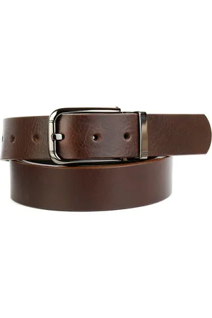 Anthoni Crown Ledergürtel 3,5 cm breiter Casual-Vollledergürtel