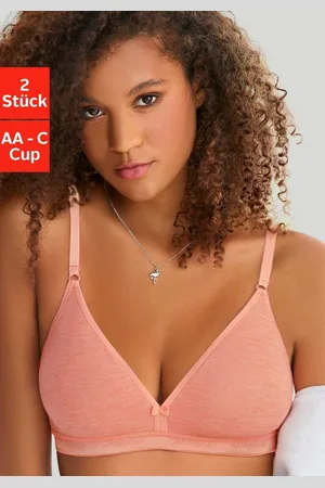 Petite Fleur Bralette-BH (Packung, 2 Stück) ohne Bügel aus seidig glänzendem Modal