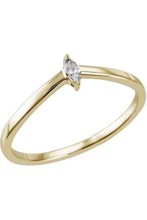 Firetti Fingerring Schmuck Geschenk Silber 925 Silberring Ring Navette gefasst glitzernd, mit Zirkonia (synth)