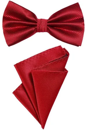 DonDon Fliege Schleife und Einstecktuch vorgebunden (Packung, 2-St) bereits gebunden, Seidenlook, 2er Set - Verkäufer: urban-styles