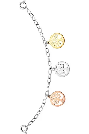 JULIE JULSEN Uhrencharmeinhänger, Lebensbaum, Uhrenkette, Accessoire, Schmuckkette, Geschenkidee