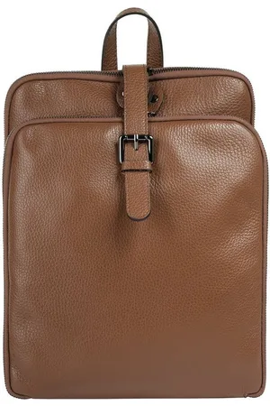 Cluty Cityrucksack, echt Leder, Made in Italy