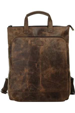 Bagan Cityrucksack, echt Leder