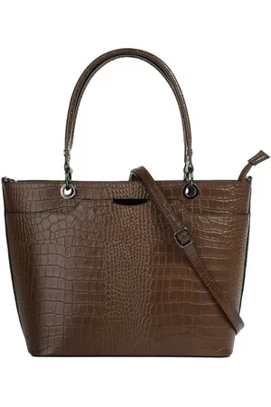 Cluty Henkeltasche, echt Leder, Made in Italy