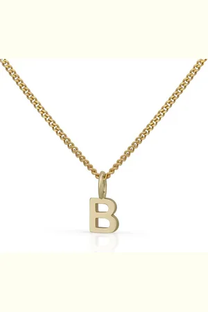 Orolino Kette mit Anhänger Gold 375 mit Anhänger 42/45cm lang Buchstabe B