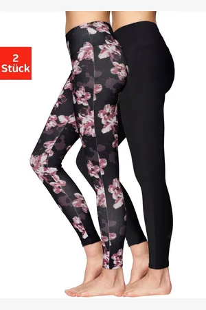 H.I.S Leggings (2er-Pack) in bedruckt und uni