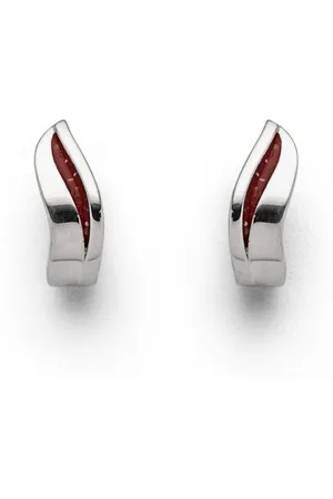 DUR Ohrring-Set Schmuck: Ohrring, Creole "Silberschweif" Koralle O5310 - Verkäufer: Strandsandschmuck