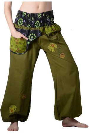 Kunst und Magie Haremshose Damen IBIZA Strandhose Wellnesshose Pluderhose in verschiedenen Farben - Verkäufer: