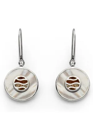 DUR Ohrring-Set Schmuck: Ohrring "Strandlust" mit Strandsand und Bernstein O5135 - Verkäufer: Strandsandschmuck