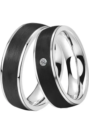 DOOSTI Trauring Schmuck Geschenk Edelstahl Trauring Ehering Partnerring LIEBE, wahlweise mit oder ohne Zirkonia