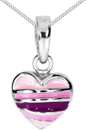 Ostsee-Schmuck Kette mit Anhänger - kleines Herz - Silber 925/000 -, (2-tlg) - Verkäufer: