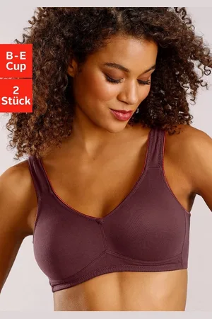 Petite Fleur Soft-BH (Packung, 2 Stück) ohne Bügel, aus weicher Baumwolle