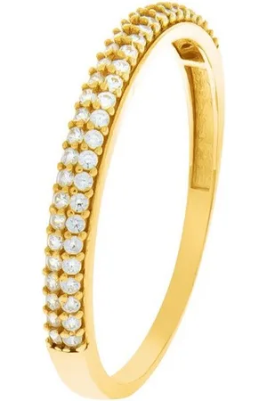 ELLEN K. Fingerring Gold 375 Zirkonia weiß