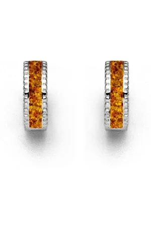DUR Ohrring-Set Schmuck: Ohrring, Creole "Strandzauber Bernstein" mit Bernstein O5 - Verkäufer: Strandsandschmuck