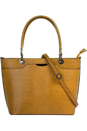 Cluty Henkeltasche, echt Leder, Made in Italy