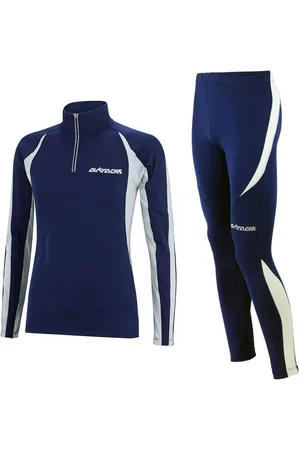 Airtracks Lauftights Damen Thermo Laufset Pro: Funktions Laufshirt Langarm + Laufhose Lang (Laufset, 2-tlg., Laufbekleidung mit Thermoqualität, Herbst - Winter) » S M L XL XXL XXXL « - Verkäufer: Sport