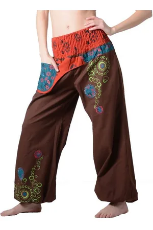 Kunst und Magie Haremshose Damen IBIZA Strandhose Wellnesshose Pluderhose in verschiedenen Farben - Verkäufer: