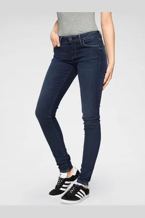 Pepe Jeans Skinny-fit-Jeans SOHO im 5-Pocket-Stil mit 1-Knopf Bund und Stretch-Anteil