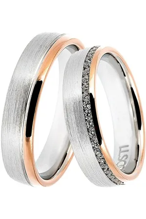 DOOSTI Trauring Schmuck Geschenk Silber 925 Trauring Ehering Partnerring LIEBE, Made in Germany - wahlweise mit oder ohne Zirkonia