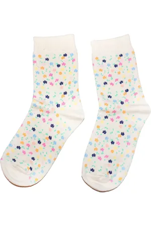 WERI SPEZIALS Strumpfhersteller GmbH Basicsocken Damen Socken >>Blumen Motive<< aus Baumwolle (1-Paar) - Verkäufer: Strumpf-Welt GbR