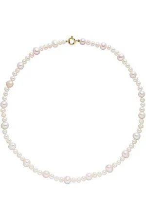 Firetti Perlenkette Schmuck Geschenk Gold 375 Halsschmuck Halskette Perle, Made in Germany - mit Süßwasserzuchtperle