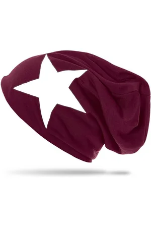 CASPAR Beanie MU069 klassiche leichte Unisex Mütze mit Stern Print - Verkäufer: & SIKORA