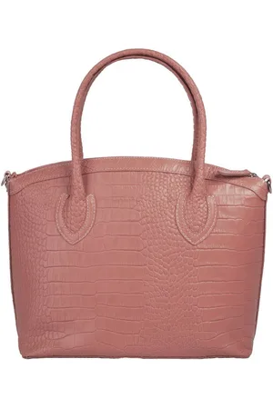 Cluty Henkeltasche, echt Leder, Made in Italy