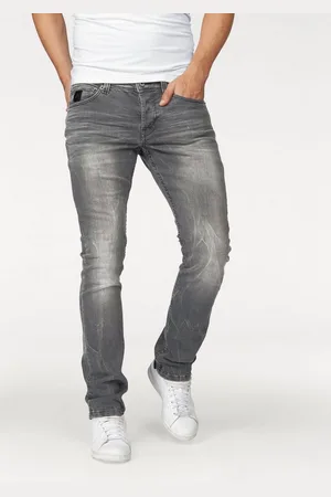 Bruno Banani Slim-fit-Jeans Jimmy (Stretch) schmale Beinform, niedrige Leibhöhe, mit Button-Fly
