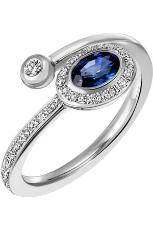 Firetti Fingerring Schmuck Geschenk Silber 925 Silberring blau glitzernd, mit Zirkonia (synth)