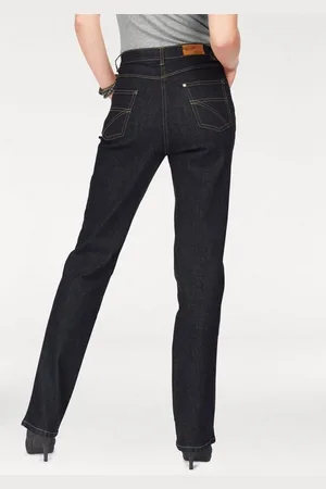 ARIZONA Gerade Jeans Annett bequeme Passform, 5-Pocket-Style, hohe Taille