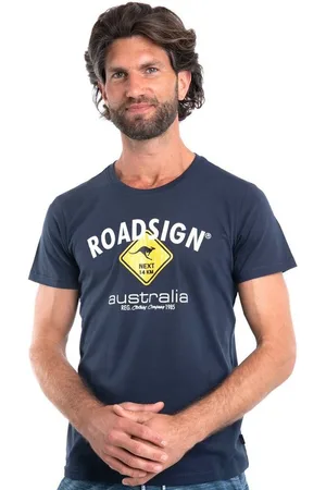 ROADSIGN T-Shirt Raute (1, 1-tlg., 1) mit Logo-Aufdruck und Rundhalsausschnitt, 100 % Baumwolle - Verkäufer: Jansen Fashion Group