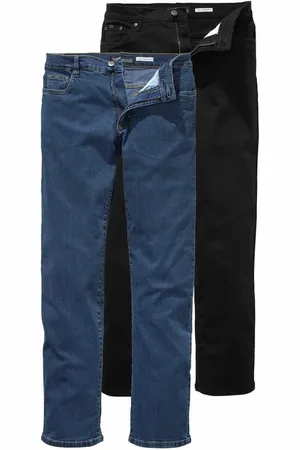 ARIZONA Stretch-Jeans John (Packung, 2-tlg) gerade Beinform, niedrige Leibhöhe, mit Five-Pocket-Konfiguration