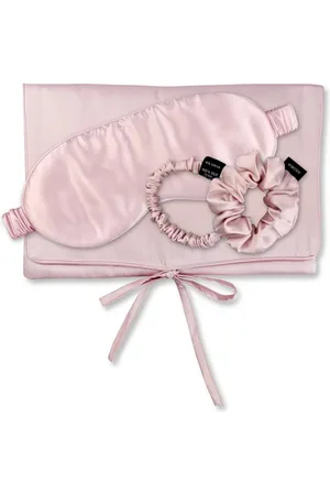 Ailoria Haargummi TRAVEL SET Tasche, Schlafmaske, Scrunchie S &, Luxuriöses Reise-Set - Verkäufer: Lifestyle Delights