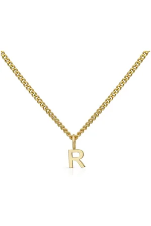 Orolino Kette mit Anhänger Gold 375 mit Anhänger 42/45cm lang Buchstabe R