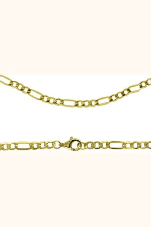 Firetti Collierkettchen Schmuck Geschenk Gold 333 oder 585 Figarokettengl. in mehreren Breiten, Made in Germany