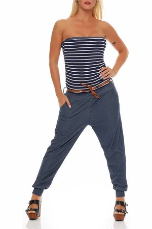 malito more than fashion Jumpsuit 9650 Marine Design Einheitsgröße - Verkäufer: malito