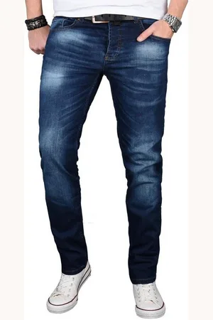 Alessandro Salvarini Straight-Jeans ASGenova Stretch mit Elasthan - Verkäufer: Golden Brands