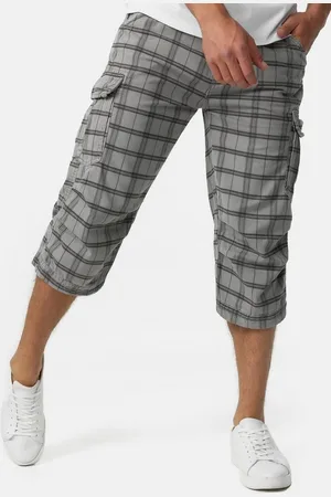 INDICODE Cargoshorts Nicolas Check aus einer robusten Materialmischung - Verkäufer: Bestsales Online GmbH