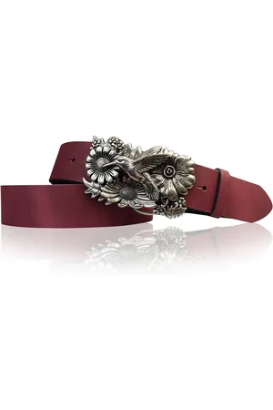 Fronhofer Koppelgürtel 18171 (1-St) Damengürtel, Kolibri Vogel Schnalle, Buckle silber, Ledergürtel - Verkäufer: Gürtel
