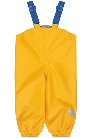FINKID Regenhose Pullea Yellow Regenhose mit Trägern Latzhose 110/120 Latzhose winddicht wasserdicht unisex Kinderregenhose - Verkäufer: HUCKLEBUCK & FINJA Nordkinder Kindermode