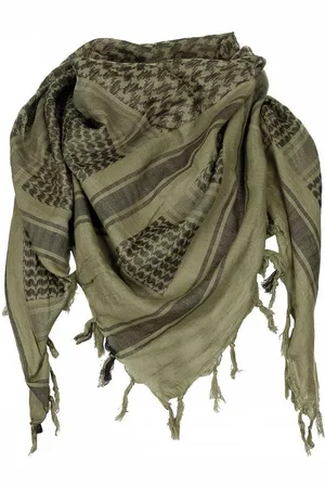 MFH Halstuch Halstuch, Shemagh, Supersoft, oliv-schwarz, mit Fransen - Verkäufer: DaGecko