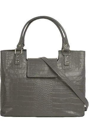 Cluty Henkeltasche, echt Leder, Made in Italy