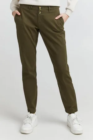 Oxmo Chinohose OXPilar Lange Hose im coolen Chinostyle - Verkäufer: meinemarkenmode